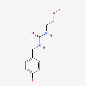 N-(4-fluorobenzyl)-N'-(2-methoxyethyl)urea