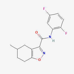 N-(2,5-difluorophenyl)-5-methyl-4,5,6,7-tetrahydro-1,2-benzisoxazole-3-carboxamide