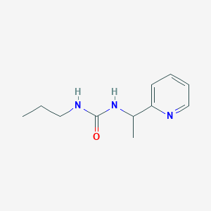 N-propyl-N'-[1-(2-pyridinyl)ethyl]urea