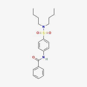 N-[4-(dibutylsulfamoyl)phenyl]benzamide