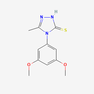 4-(3,5-dimethoxyphenyl)-5-methyl-4H-1,2,4-triazole-3-thiol