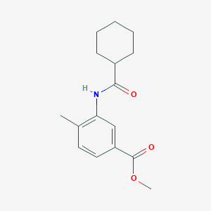 methyl 3-[(cyclohexylcarbonyl)amino]-4-methylbenzoate