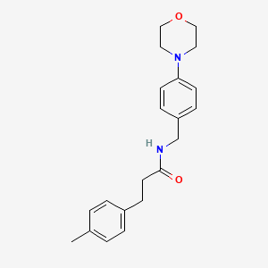 3-(4-methylphenyl)-N-[4-(4-morpholinyl)benzyl]propanamide