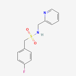 1-(4-FLUOROPHENYL)-N-[(PYRIDIN-2-YL)METHYL]METHANESULFONAMIDE