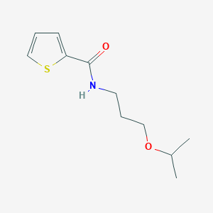 molecular formula C11H17NO2S B4586286 N-(3-isopropoxypropyl)-2-thiophenecarboxamide 