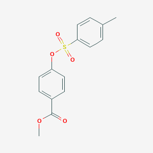 molecular formula C15H14O5S B458633 Methyl 4-{[(4-methylphenyl)sulfonyl]oxy}benzoate 