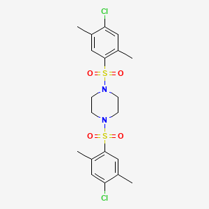 1,4-bis[(4-chloro-2,5-dimethylphenyl)sulfonyl]piperazine