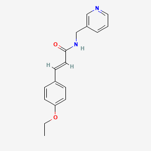 molecular formula C17H18N2O2 B4586383 3-(4-ethoxyphenyl)-N-(3-pyridinylmethyl)acrylamide 