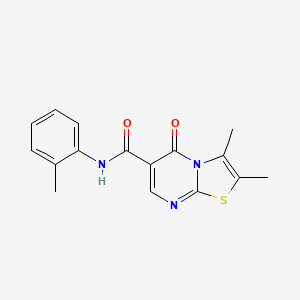 2,3-dimethyl-N-(2-methylphenyl)-5-oxo-5H-[1,3]thiazolo[3,2-a]pyrimidine-6-carboxamide