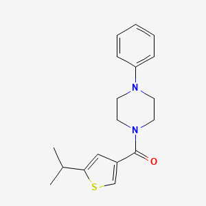 (5-ISOPROPYL-3-THIENYL)(4-PHENYLPIPERAZINO)METHANONE