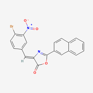 4-(4-bromo-3-nitrobenzylidene)-2-(2-naphthyl)-1,3-oxazol-5(4H)-one