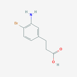 molecular formula C9H10BrNO2 B045866 3-(3-氨基-4-溴苯基)丙酸 CAS No. 116530-55-3