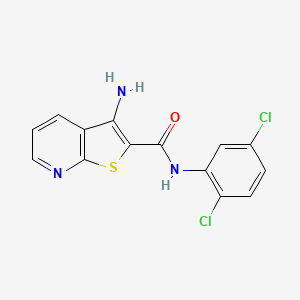 3-amino-N-(2,5-dichlorophenyl)thieno[2,3-b]pyridine-2-carboxamide