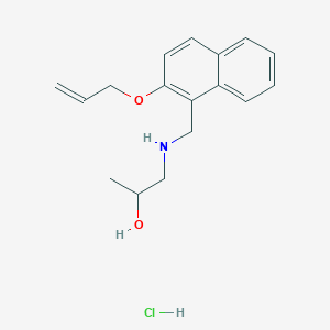 1-({[2-(allyloxy)-1-naphthyl]methyl}amino)propan-2-ol hydrochloride