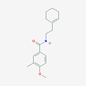 N-[2-(cyclohex-1-en-1-yl)ethyl]-4-methoxy-3-methylbenzamide