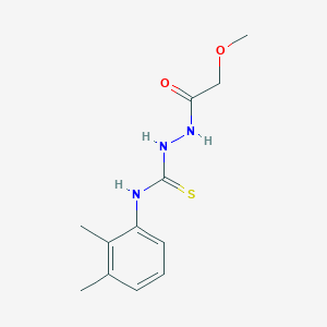 N-(2,3-dimethylphenyl)-2-(methoxyacetyl)hydrazinecarbothioamide