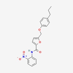 N~2~-(2-NITROPHENYL)-5-[(4-PROPYLPHENOXY)METHYL]-2-FURAMIDE