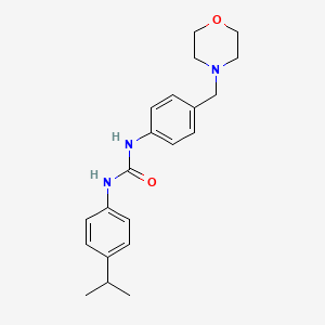 N-(4-ISOPROPYLPHENYL)-N'-[4-(MORPHOLINOMETHYL)PHENYL]UREA