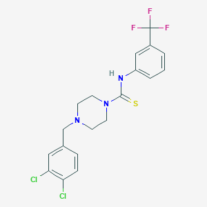 4-(3,4-dichlorobenzyl)-N-[3-(trifluoromethyl)phenyl]-1-piperazinecarbothioamide