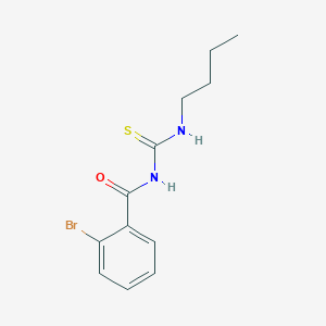 molecular formula C12H15BrN2OS B4586950 2-bromo-N-(butylcarbamothioyl)benzamide 