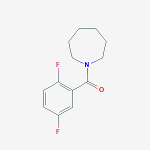 molecular formula C13H15F2NO B4586975 1-(2,5-difluorobenzoyl)azepane 