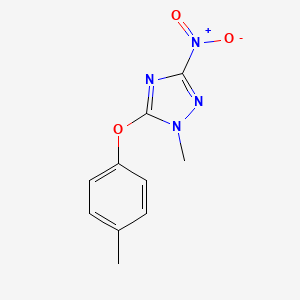 1-methyl-5-(4-methylphenoxy)-3-nitro-1H-1,2,4-triazole