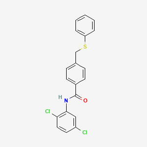 N-(2,5-dichlorophenyl)-4-[(phenylthio)methyl]benzamide