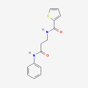 N-(3-anilino-3-oxopropyl)-2-thiophenecarboxamide