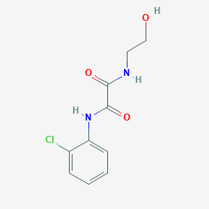 molecular formula C10H11ClN2O3 B4587059 N-(2-chlorophenyl)-N'-(2-hydroxyethyl)ethanediamide 