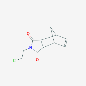 4-(2-Chloroethyl)-4-azatricyclo[5.2.1.0~2,6~]dec-8-ene-3,5-dione