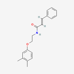 (2E)-N-[2-(3,4-dimethylphenoxy)ethyl]-3-phenylprop-2-enamide