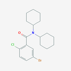 5-BROMO-2-CHLORO-NN-DICYCLOHEXYLBENZAMIDE