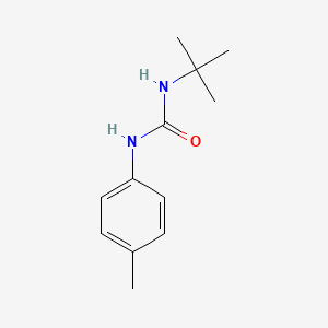 molecular formula C12H18N2O B4587160 1-tert-butyl-3-(4-methylphenyl)urea 