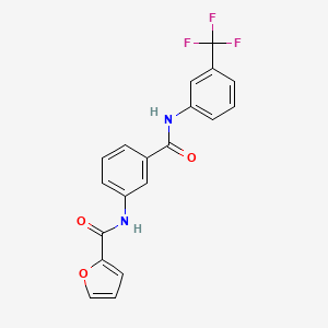 N-[3-({[3-(trifluoromethyl)phenyl]amino}carbonyl)phenyl]-2-furamide