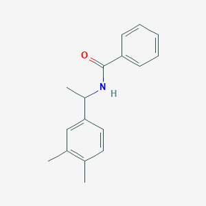 molecular formula C17H19NO B4587211 N-[1-(3,4-dimethylphenyl)ethyl]benzamide 