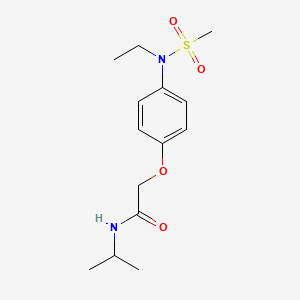 2-{4-[ethyl(methylsulfonyl)amino]phenoxy}-N-isopropylacetamide