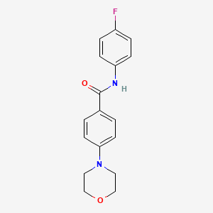 N-(4-fluorophenyl)-4-(4-morpholinyl)benzamide