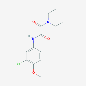 N'-(3-chloro-4-methoxyphenyl)-N,N-diethylethanediamide