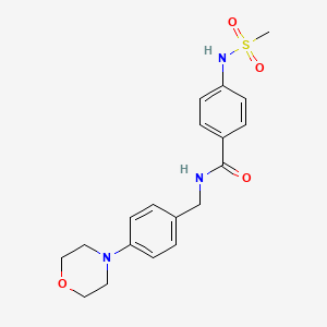 4-[(methylsulfonyl)amino]-N-[4-(4-morpholinyl)benzyl]benzamide