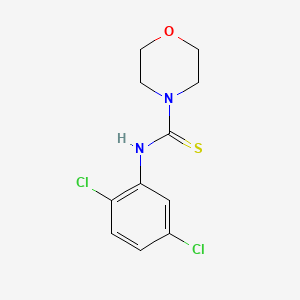 molecular formula C11H12Cl2N2OS B4587621 N-(2,5-dichlorophenyl)-4-morpholinecarbothioamide 