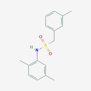 molecular formula C16H19NO2S B4587650 N-(2,5-dimethylphenyl)-1-(3-methylphenyl)methanesulfonamide 