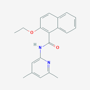 N-(4,6-dimethyl-2-pyridinyl)-2-ethoxy-1-naphthamide