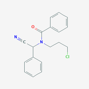 N-(3-chloropropyl)-N-[cyano(phenyl)methyl]benzamide