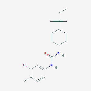 N-(3-FLUORO-4-METHYLPHENYL)-N'-[4-(TERT-PENTYL)CYCLOHEXYL]UREA