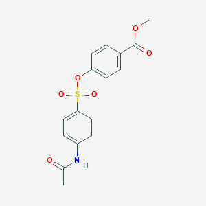 Methyl 4-({[4-(acetylamino)phenyl]sulfonyl}oxy)benzoate