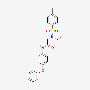 2-{ethyl[(4-methylphenyl)sulfonyl]amino}-N~1~-(4-phenoxyphenyl)acetamide