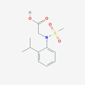 N-(methylsulfonyl)-N-[2-(propan-2-yl)phenyl]glycine