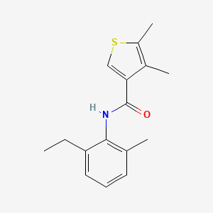 N-(2-ethyl-6-methylphenyl)-4,5-dimethyl-3-thiophenecarboxamide