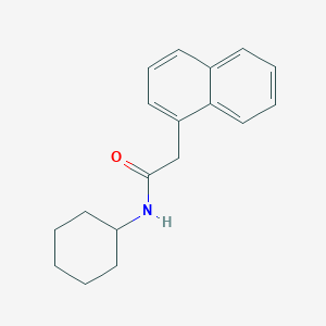 molecular formula C18H21NO B458796 N-cyclohexyl-2-(1-naphthyl)acetamide 