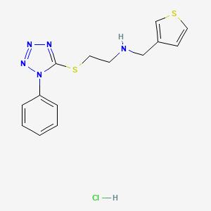 molecular formula C14H16ClN5S2 B4587978 C14H16ClN5S2 